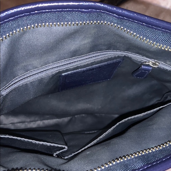 Navy Blue COACH Crossbody purse - Picture 6 of 8